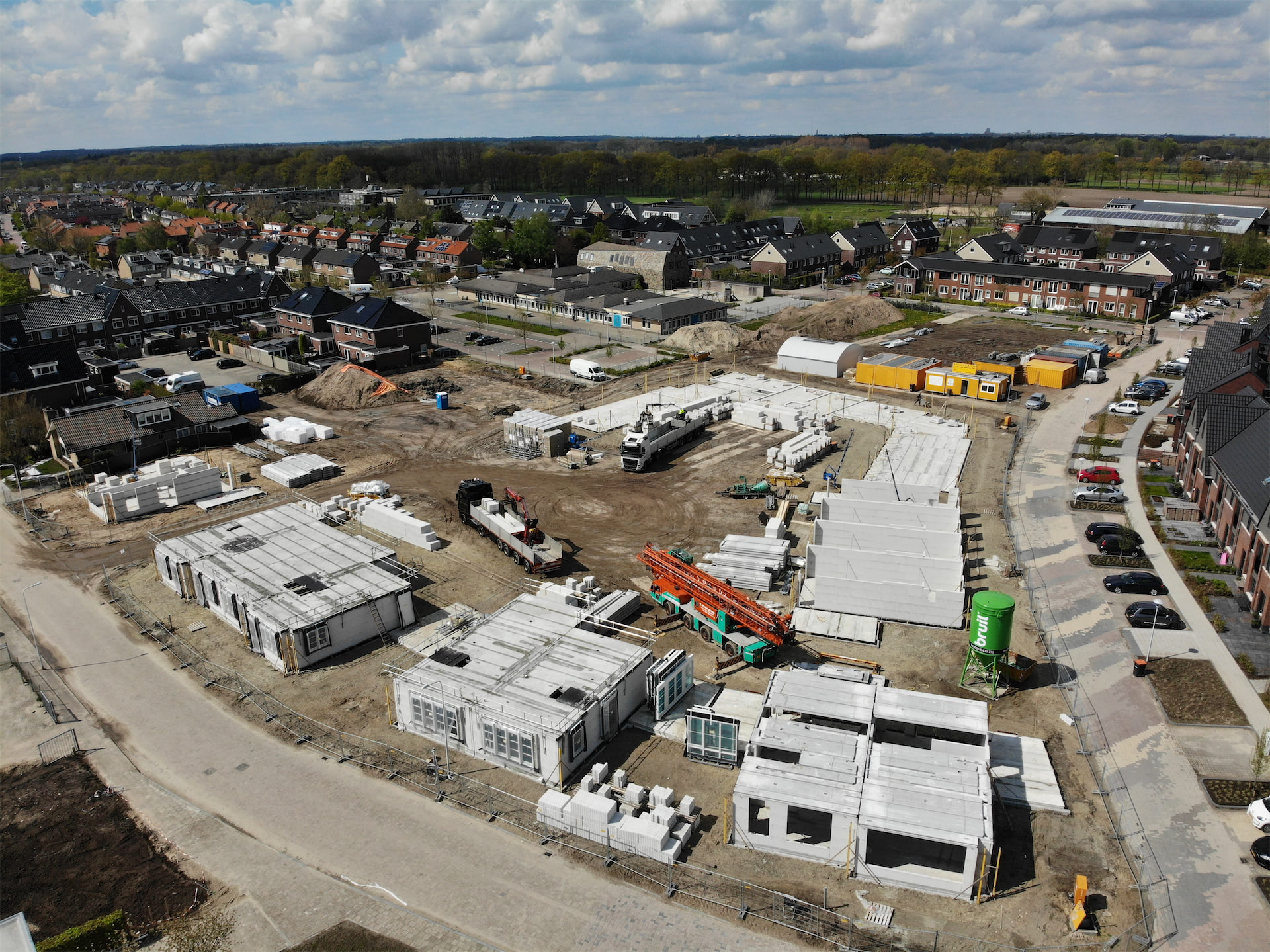 Foto: Beneden verdieping werkzaamheden | Nijverheyd fase 2 - Het Groene Woud, te Woudenberg