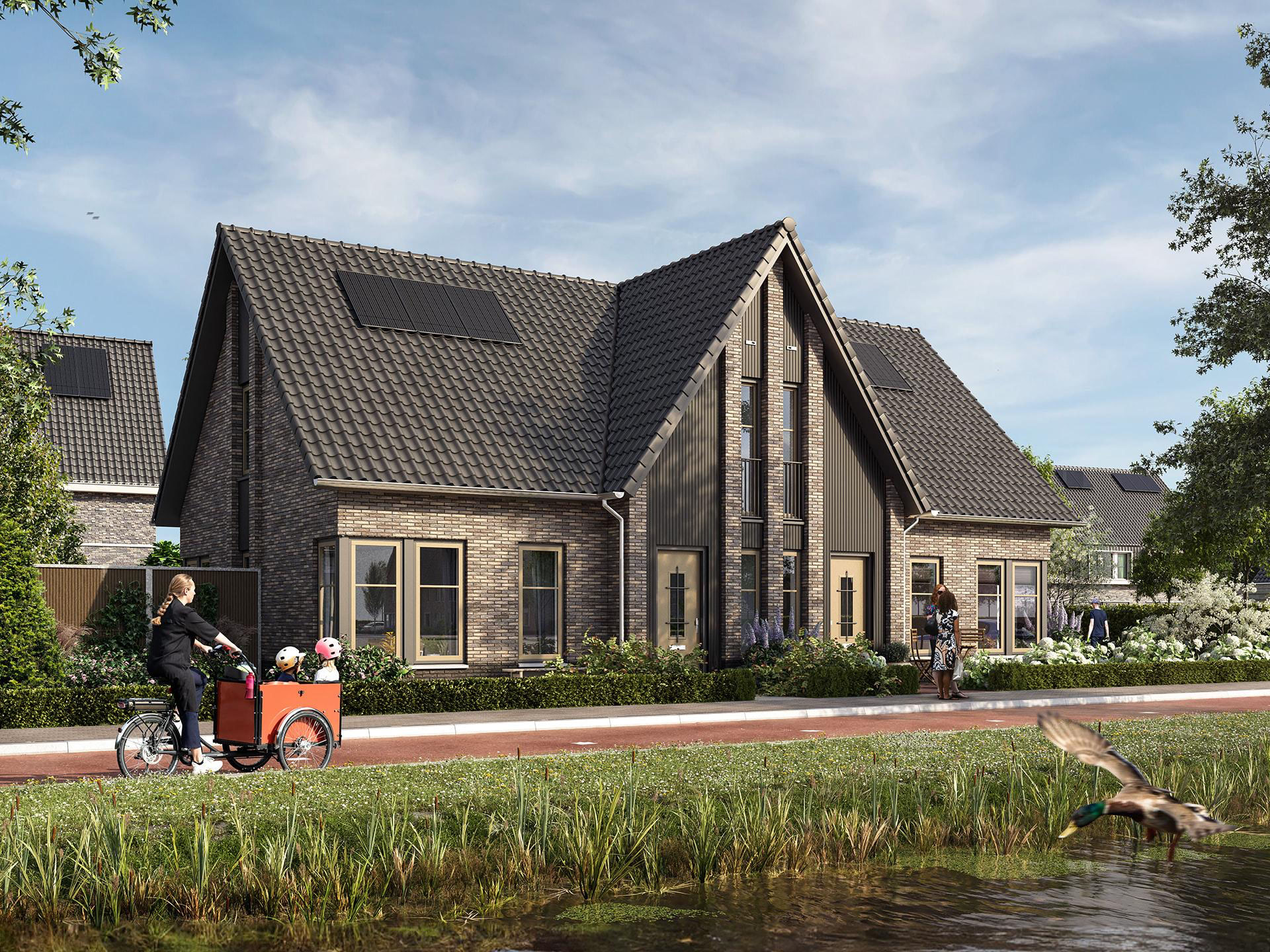 4 nieuwe levensloopbestendige woningen in De Beekse Hoek